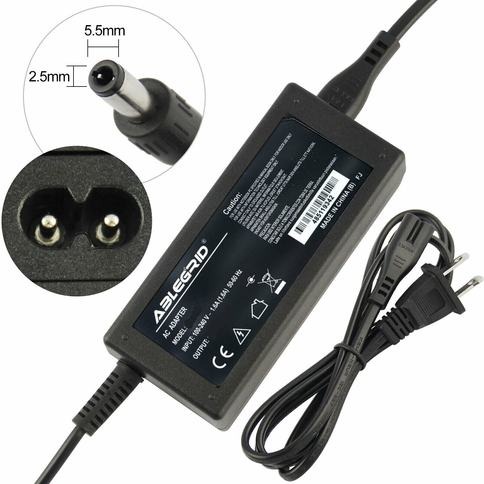 For Viewsonic Vx2770smh-led Vs14886 Led Lcd Monitor Power Supply Cord