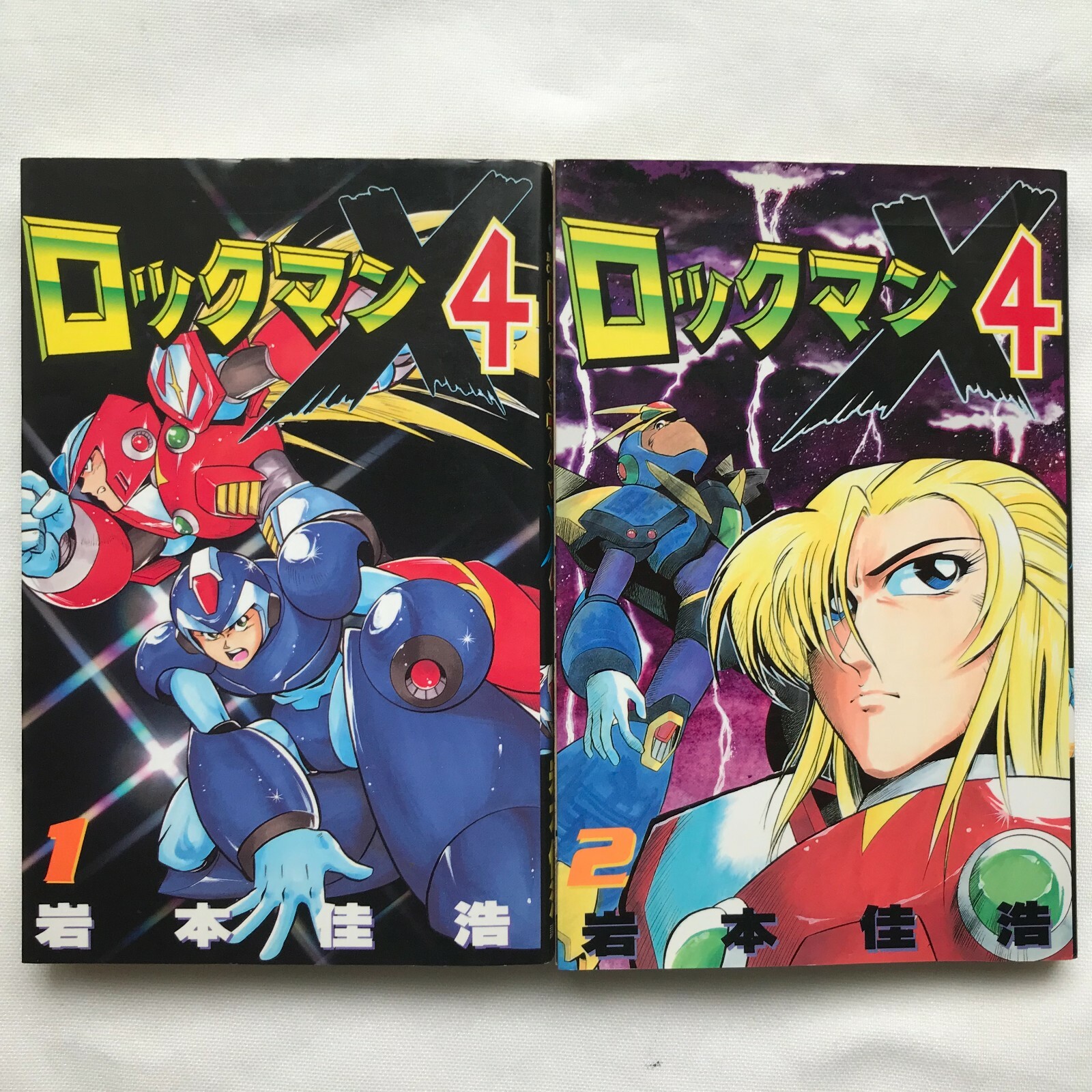 Rockman X4 Comic vol. 1 2 Complete Set Manga Comics Megaman