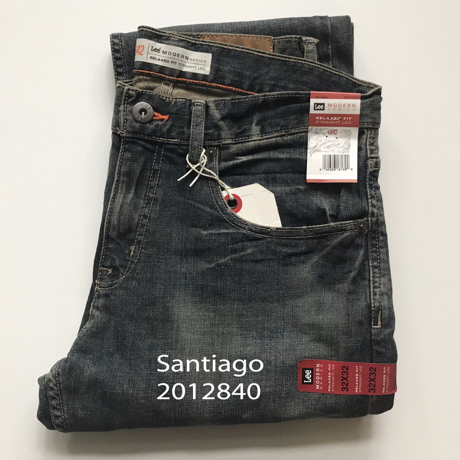 NWT Lee Men's Modern Series Relaxed Fit 