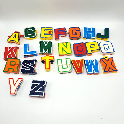 Lakeshore Alphabots Transformers Alphabet Letters Replacement Robot PICK ONE