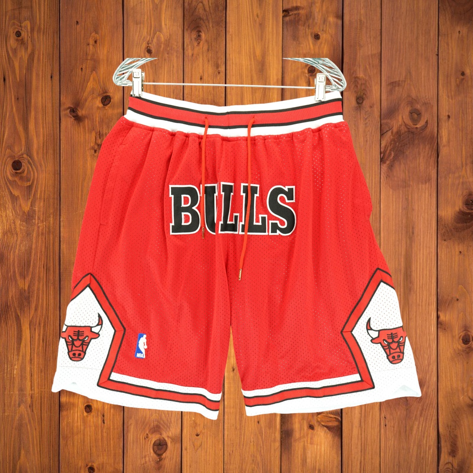 JUST DON 1997-98 CHICAGO BULLS パンツ L 黒/赤 RARE VINTAGE MITCHELL & NESS JUST DON 1997-98 CHICAGO BULLS