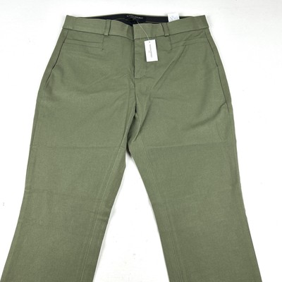 New Banana Republic Sloan Curvy Fit Womens Pants Size 6 Pant MSRP $90 Green