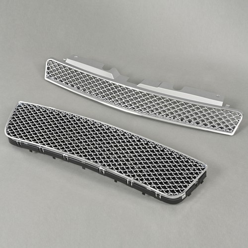 Front Upper & Lower Bumper Grille Fits 2006-2016 Chevy Impala/Limited Mesh Style