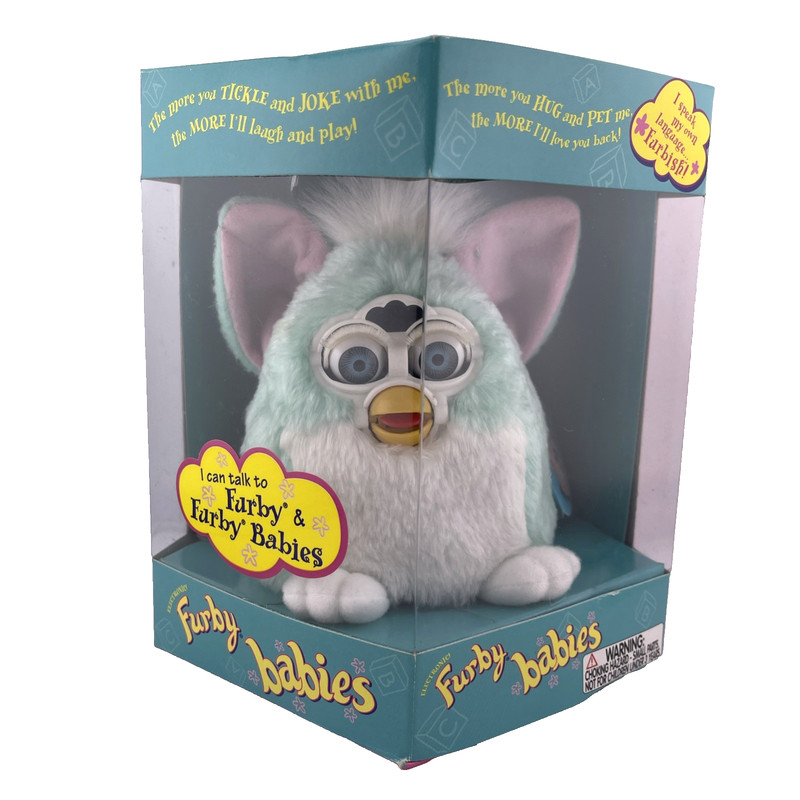 Furby Babies 1999 Tiger Electronics 70-940 Mint Blue New Sealed