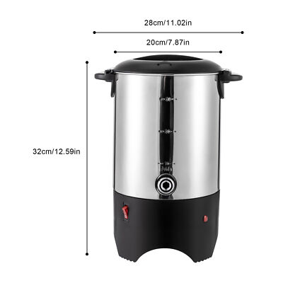 Modern Coffee Percolator 30 Cup Commercial Large Capacity Urn 5.2L/175Oz 1000w