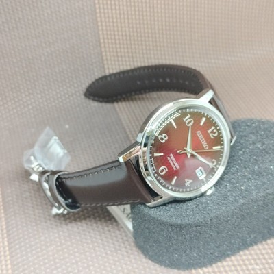 Pre-owned Seiko Presage Srpe41j1 Cocktail Time "negroni" Automatic Leather Men Dress Watch