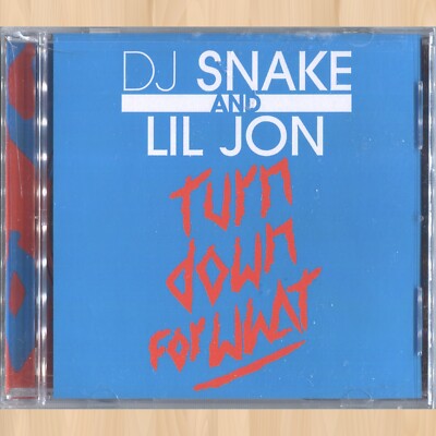 DJ SNAKE & LIL JON Turn Down for What REMIX CD SINGLE 2 Chainz JUICY J      0506