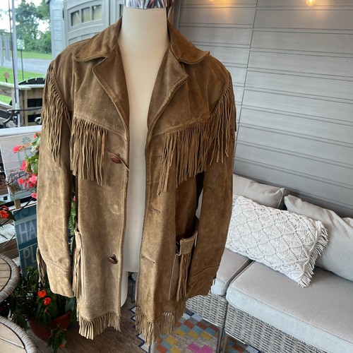 〈 SCHOTT 〉western fringe suede jacket $_12.JPG?set_id=880000500F