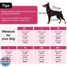 SAWMONG Dog Coat, Warm Dog Winter Coat, Waterproof Fleece Jacket, Cold Weather Dogs Jacket (3XL,Rosered)