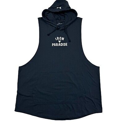 Iron paradise sleeveless hoodie hotsell