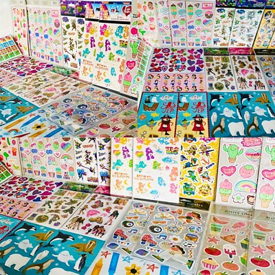 BULK Sticker Lot Themes Teachers School Rewards Craft Supplies | 299+ Stickers 
