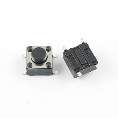 10Pcs Momentary Tactile Tact Push Button Switch 4 Pin SMD SMT 6x6x5mm High 5mm