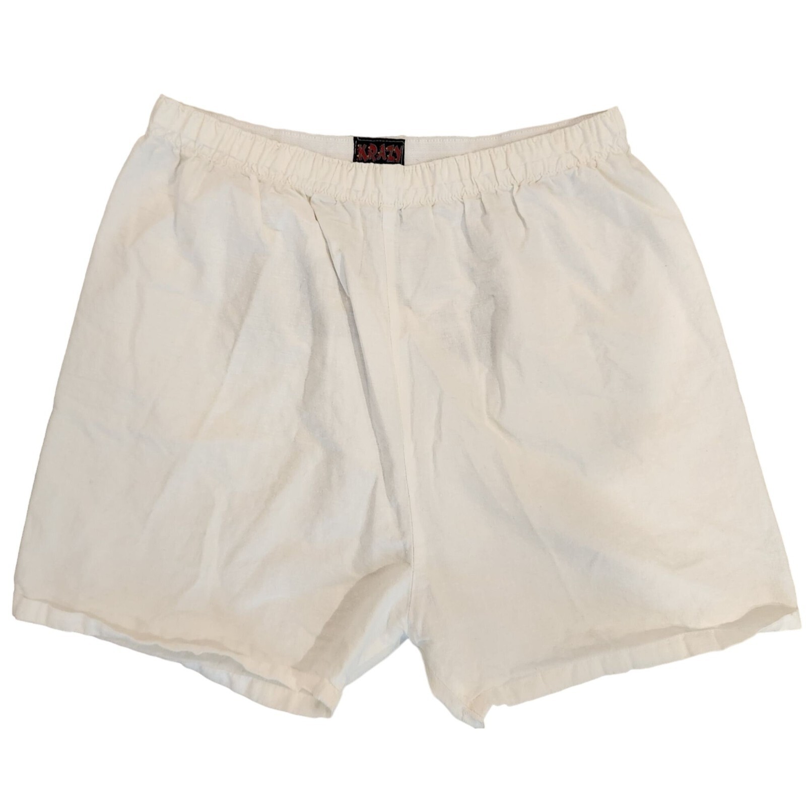 ◆BADBLOOD◆ Classic Logo Pointel Micro Boxer Shorts White Badblood Classic Logo Pointel Micro Boxer Shorts - White