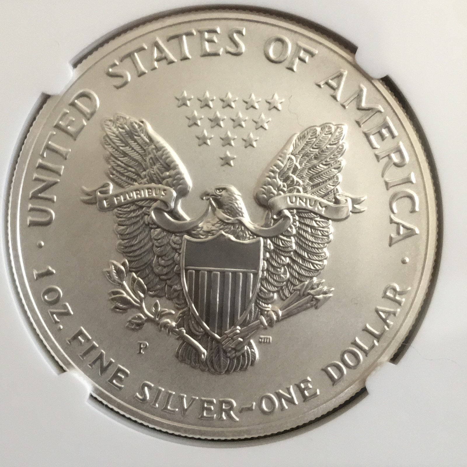 2006 P Reverse Proof American Silver Eagle 20th Anniversary PF 70 - Black Label