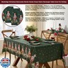 Newbridge Christmas Nutcracker Border 60 x 102 Inch Rectangle Fabric Tablecloth, Hunter Green Holiday Table Cover for Dinner Party and Banquet