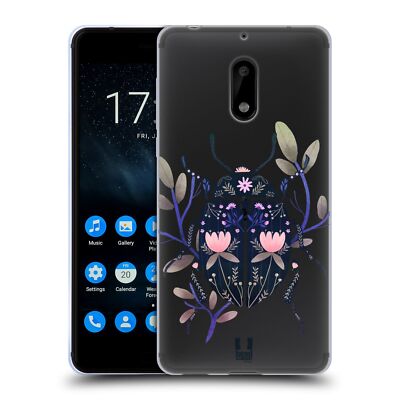 HEAD CASE DESIGNS BUGS AND FLORAL SOFT GEL CASE FOR NOKIA PHONES 1
