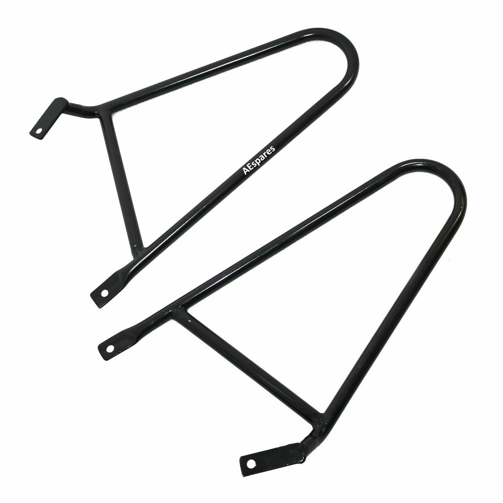 Fits Royal Enfield Interceptor 650cc Pannier Mounting Rails Mounts Black  