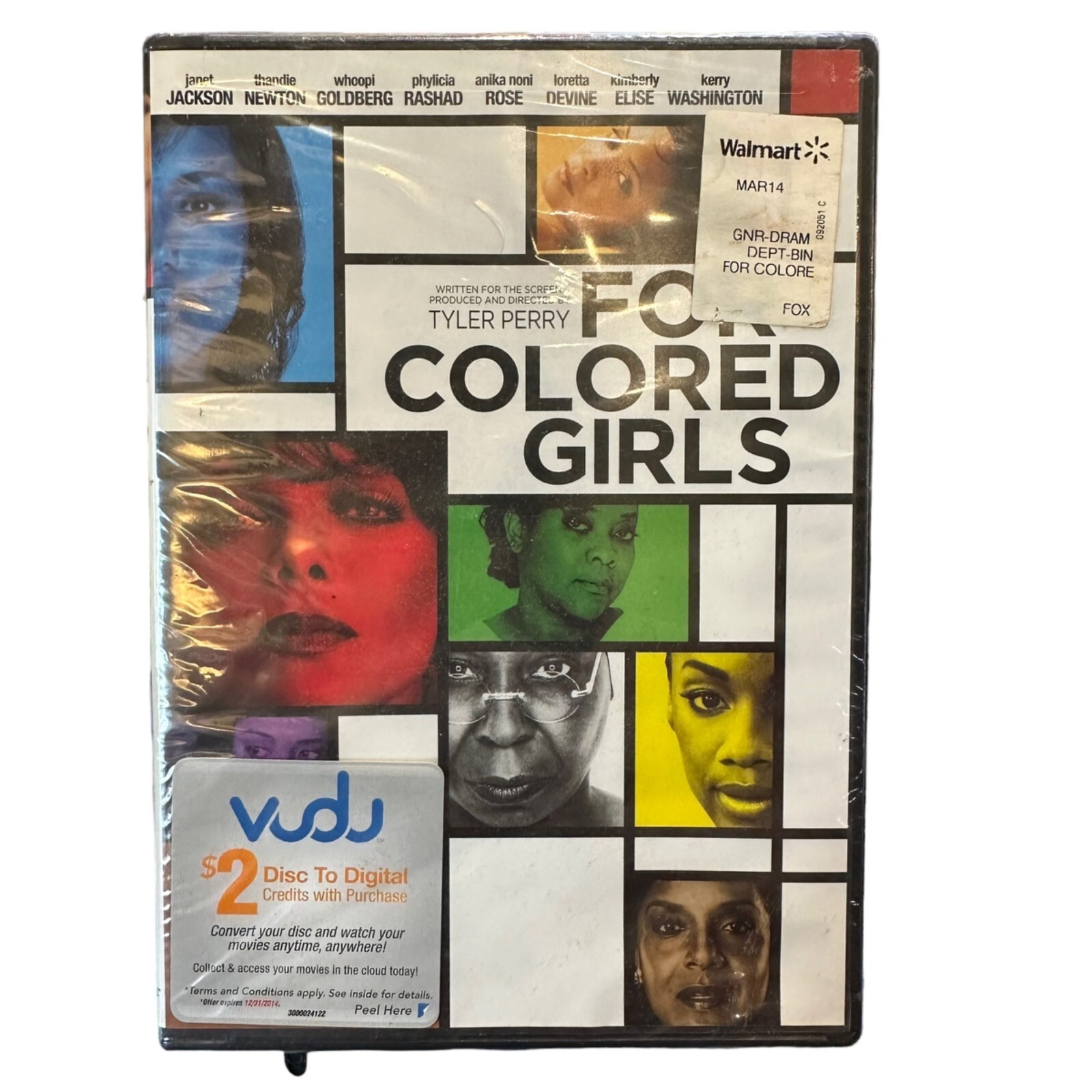 For Colored Girls DVD Movie Rated R Janet Jackson Tyler