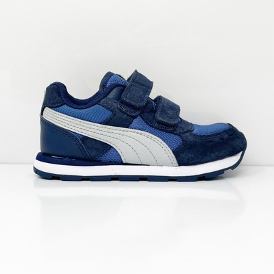 

Кроссовки Puma Boys Vista V 369541-09 Синяя Повседневная Обувь Размер 9C, Синий, Vista V