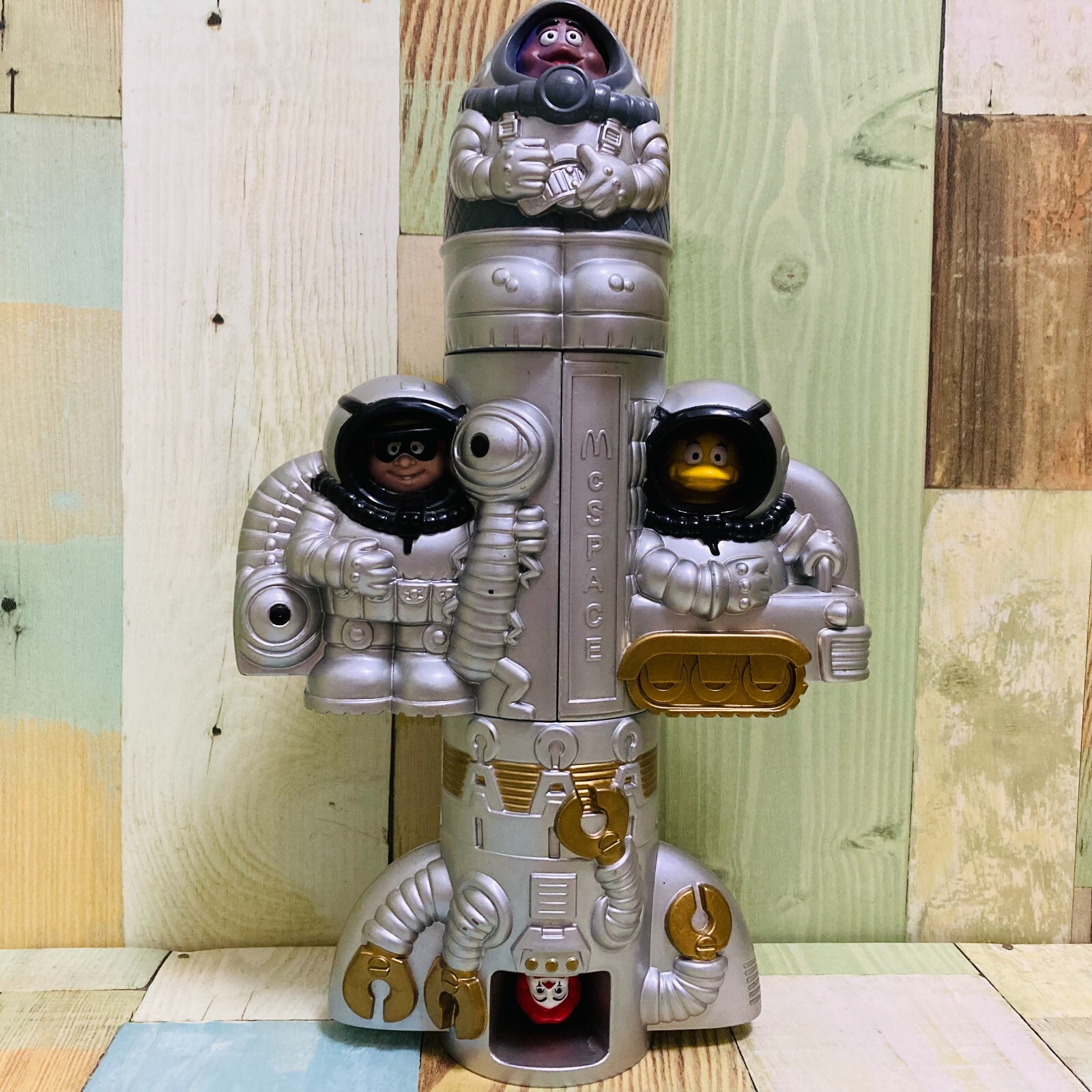 マクドナルドスペースシップフィギュアミニカーレア McDonald's 1998 Happy Meal Figure Toy Mc Space Rocket | eBay