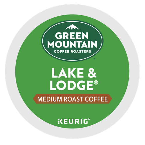 Green Mountain Coffee Lake and Lodge, Keurig K-Cup Pod, Medium Roast, 96 Count