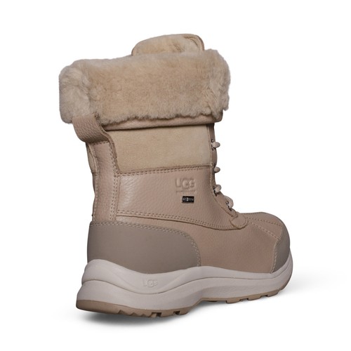 Pre-owned Ugg Adirondack Iii Mustard Seed Leather Waterproof Snow Womens Boots Size Us 9 In Yellow