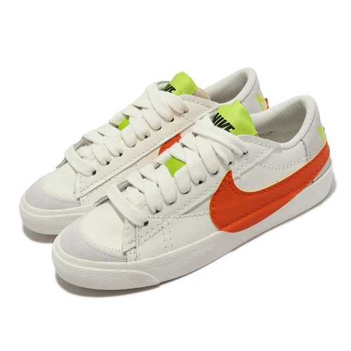

Nike Wmns Blazer Low 77 Jumbo Sail Orange Green Женская повседневная обувь DQ1470-103, Белый, Wmns Blazer Low 77 Jumbo