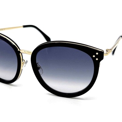Pre-owned Celine Sunglasses Cl40033f 01b Authentic In Black