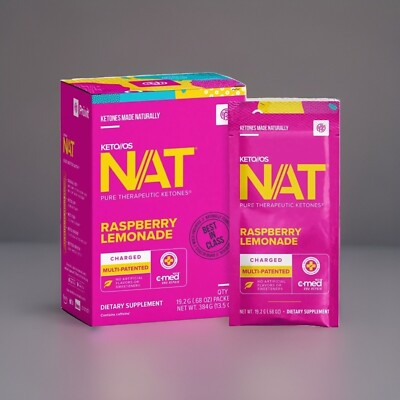   Pruvit NAT KETO OS Raspberry Lemonade 20 Packets. Free Shipping