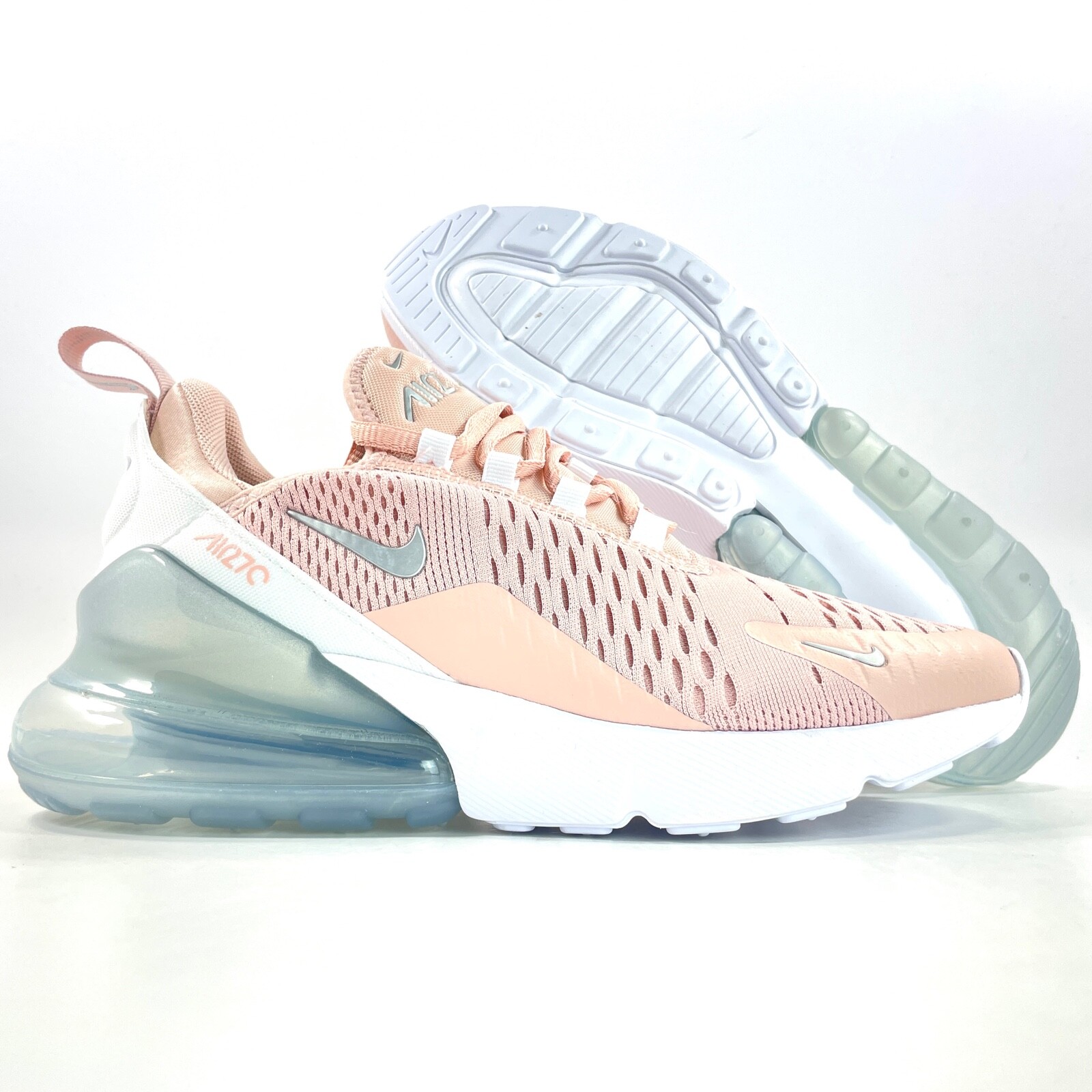 

Nike W Air Max 270 Pink Oxford Metallic Silver White DM8326-600 женские 10,5, Розовый, Nike Air Max 270