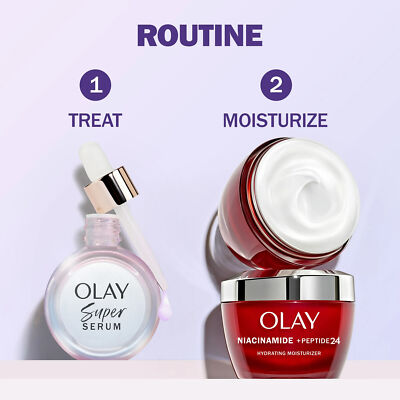 (2 pack) Olay Super Serum 5-in-1 Anti-Aging Face Serum