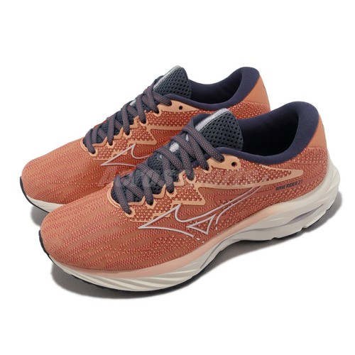 

Женские беговые кроссовки Mizuno Wave Rider 27 Orange White J1GD2303-27, Оранжевый, Wave Rider 27