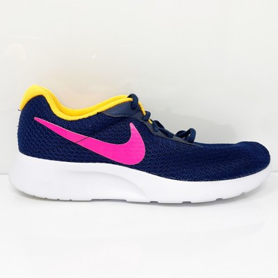 Nike Womens Tanjun CK0001-400 Синие кроссовки для бега Размер 8,5