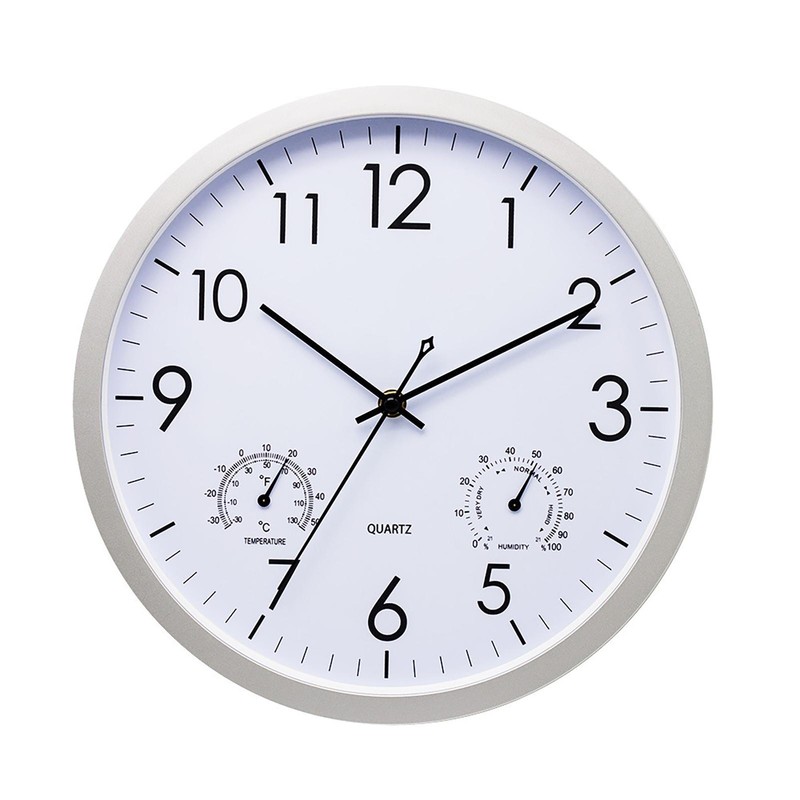 Outdoor Clocks Waterproof Outdoor Clock with Temperature and Humidity