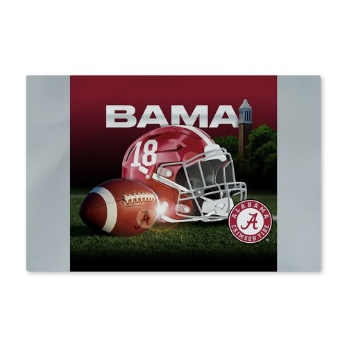 Моющийся коврик для пола Northwest NCAA Alabama Crimson Tide Gameday, 20 x 32