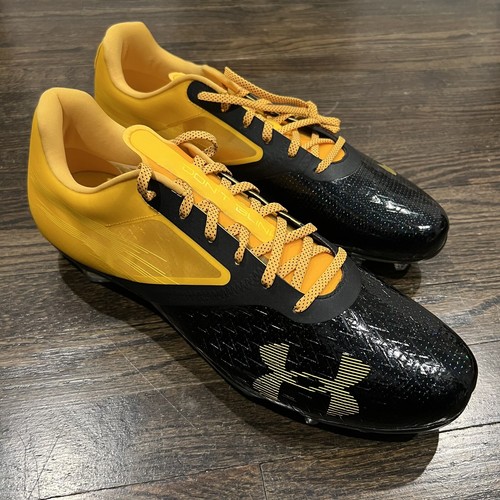 Under Armour Blur Lux MC Black Yellow Football Cleats