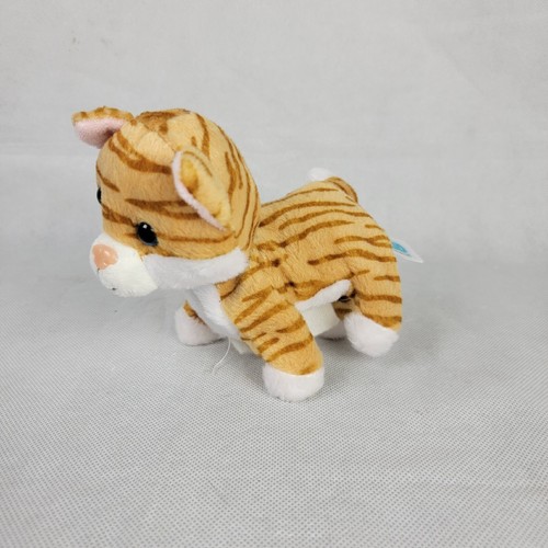 Tiger Kitty Cat Connection Striped Plush Mini Walking Pet Kitten Tabby
