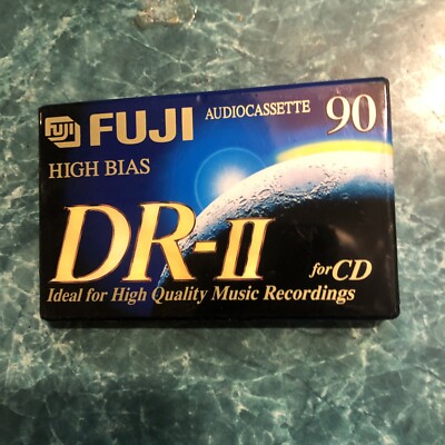 Fuji DR2 High Bias Type 2 Cassette Tape Sealed 90 min NIP