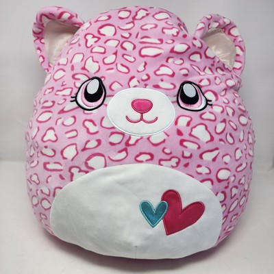 Squishmallow 16'' Antonella Cheetah Plush Stuffed Animal Pink Animal Print