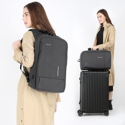 Kingsons Laptop Backpack Slim Business - Upgraded Travel Computer Bag with US...