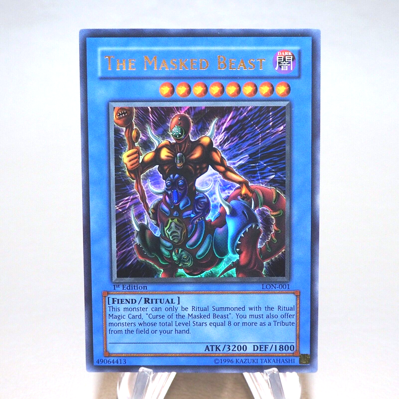 Yu-Gi-Oh The Masked Beast LON-001 1st Edition Ultra Rare NM