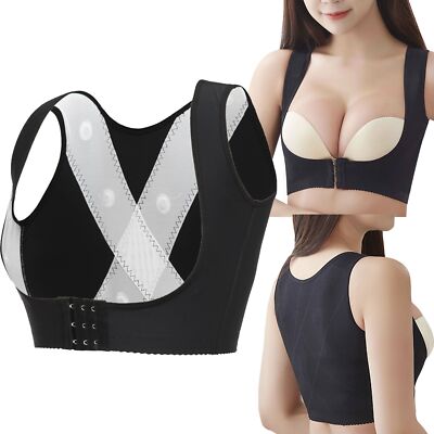 Fajas Colombianas Chest Brace Support Back Posture Corrector Push Up Bra Shaper