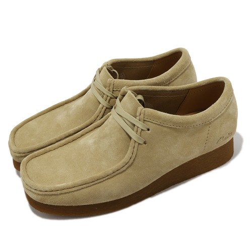 

Мужские повседневные туфли на платформе Clarks Wallabee 2 Maple Suede LifeStyle 26158275, Бежевый, Wallabee 2