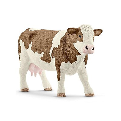 Schleich Simmental Cow Animal Farm Figure NEW IN STOCK