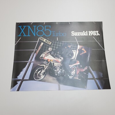 1983 Suzuki XN85 Turbo Sales Brochure Advertising Literature