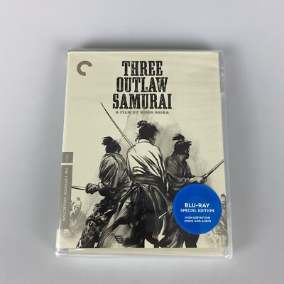 THE CRITERION COLLECTION: THREE OUTLAW SAMURAI - #596 (BLU-RAY) Hideo Gosha NEW*