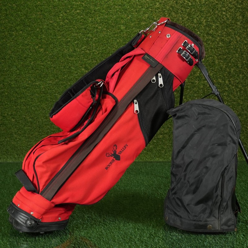 Jones Sport Co Stand Golf Bag Red Boone Valley Logo Lightweight