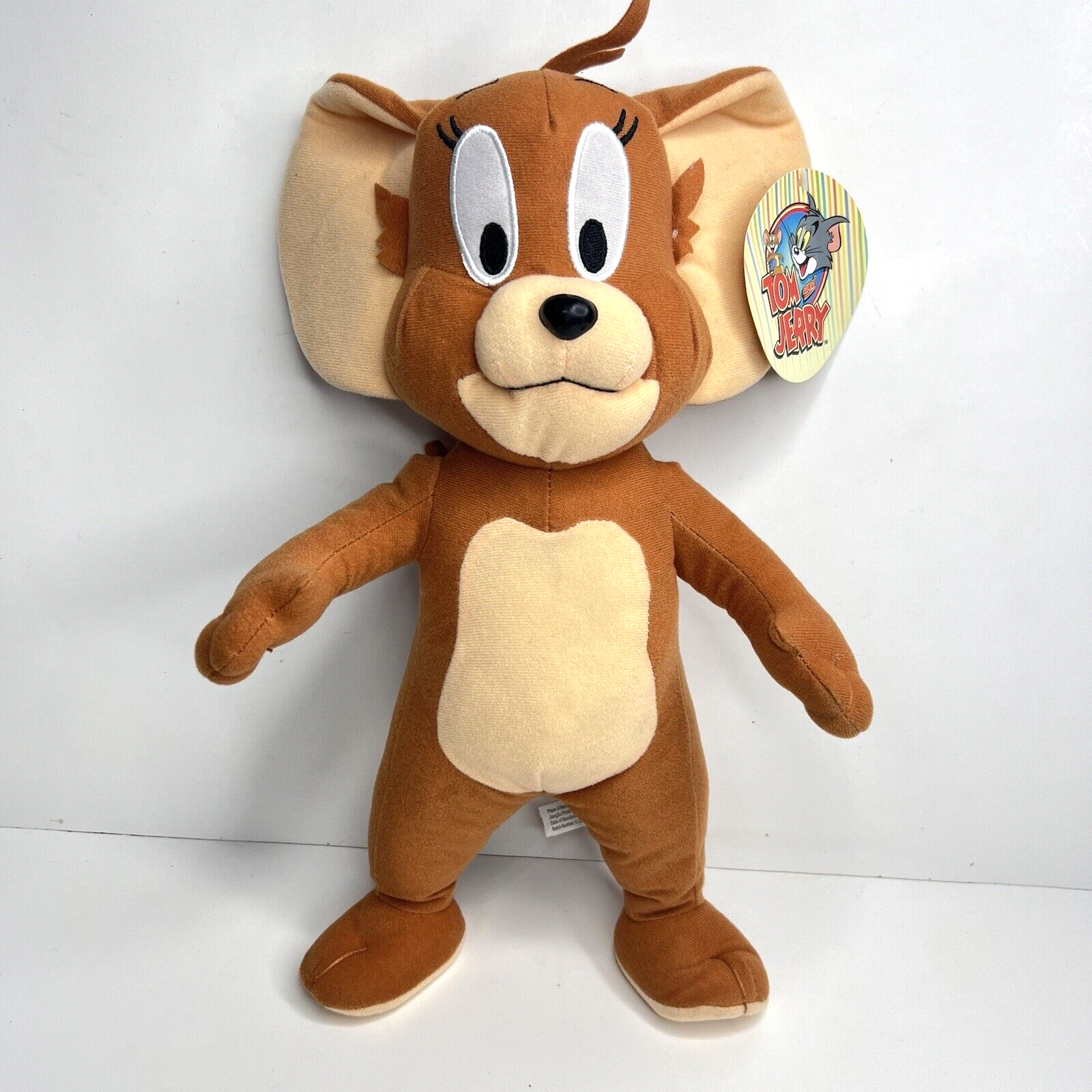 Tom and Jerry Plush Cartoon Toy Factory Stuffed Animal Mouse NWT 14