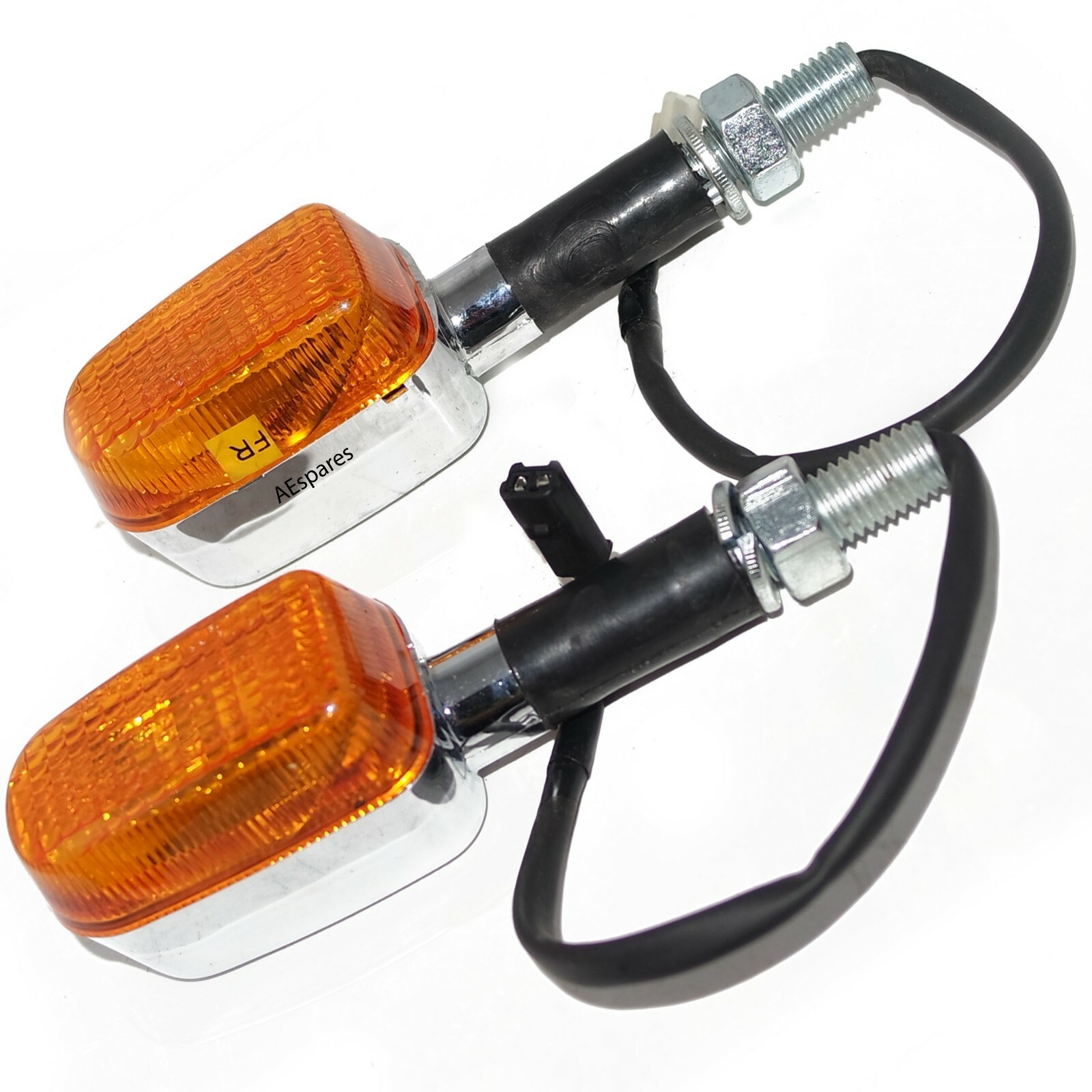 Fits Royal Enfield Bullet GT Continental 535 Front Indicator Trafficator Set  