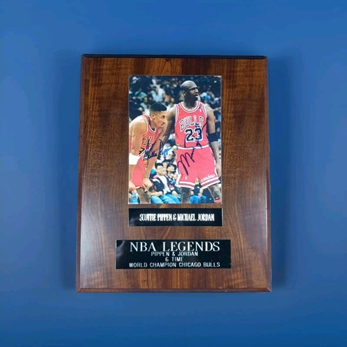 2332/5000 Michael Jordan & Scottie Pippen Autographed Photo
